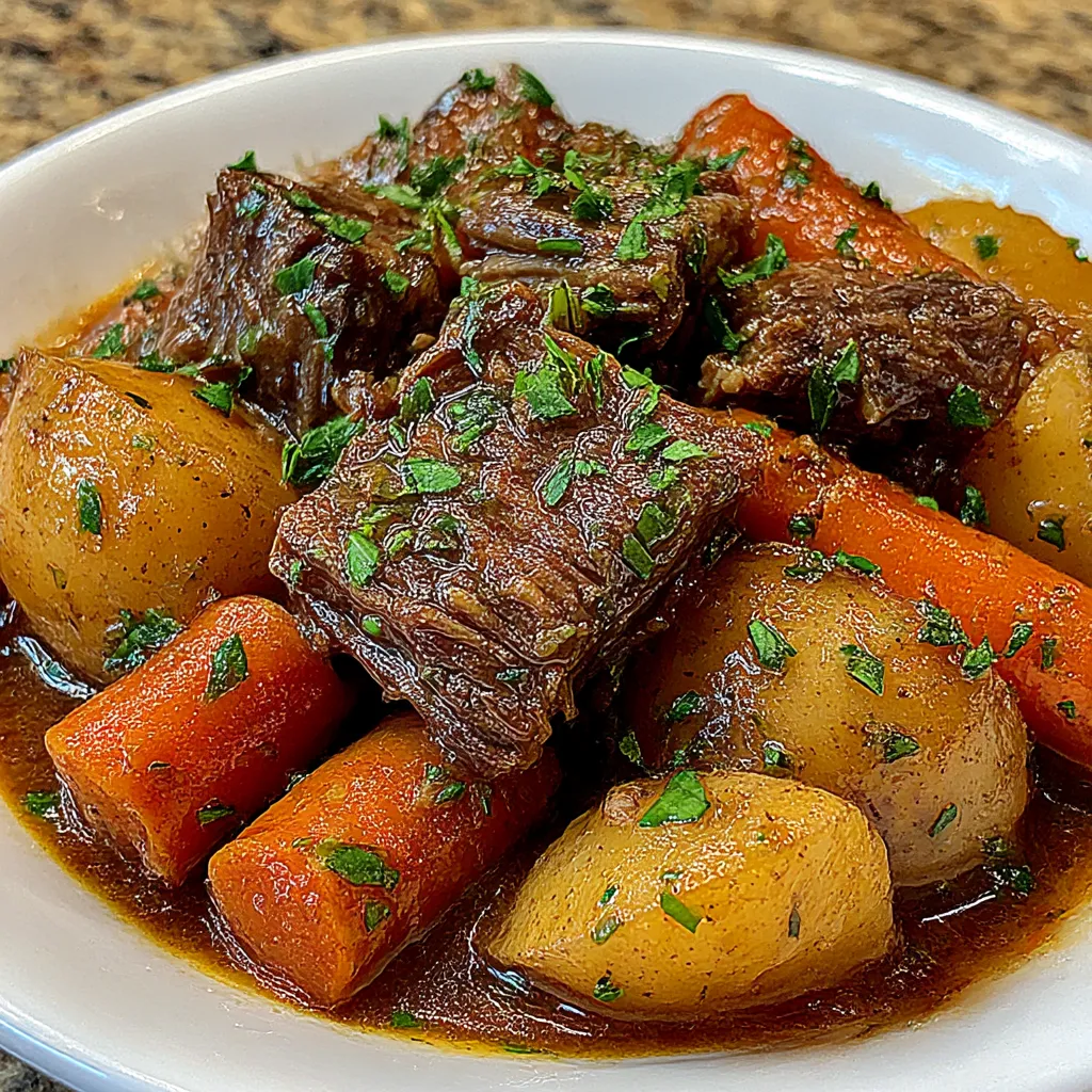 Easy Crockpot Beef Stew