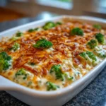 French Onion Broccoli Cheese Casserole