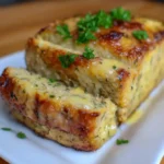 Garlic Parmesan Chicken Meatloaf