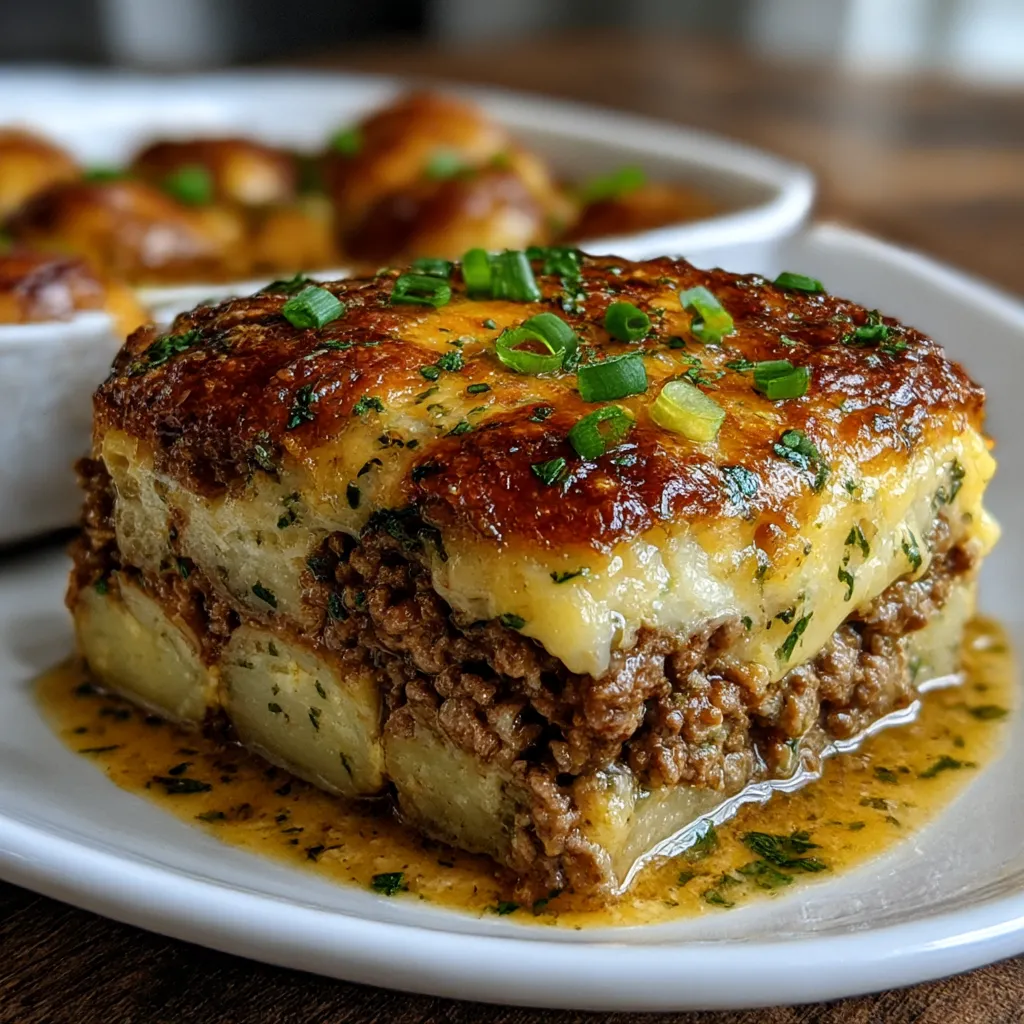 Ground Beef and Potatoes Casserole