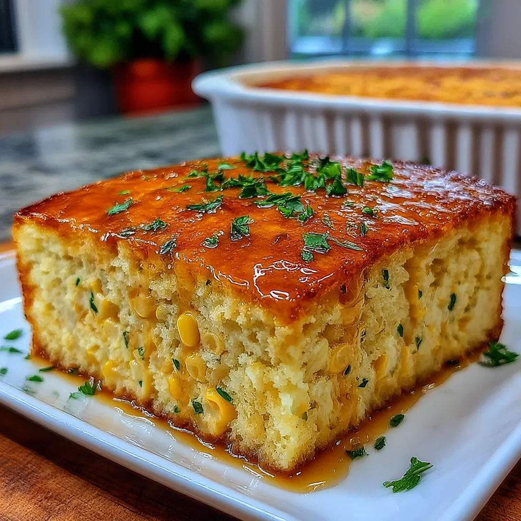 Honey Glazed Corn Casserole