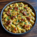 Kielbasa Sausage Cheesy Potato Casserole