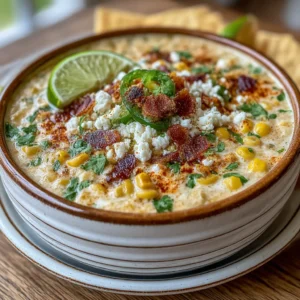 Mexican Street Corn Soup