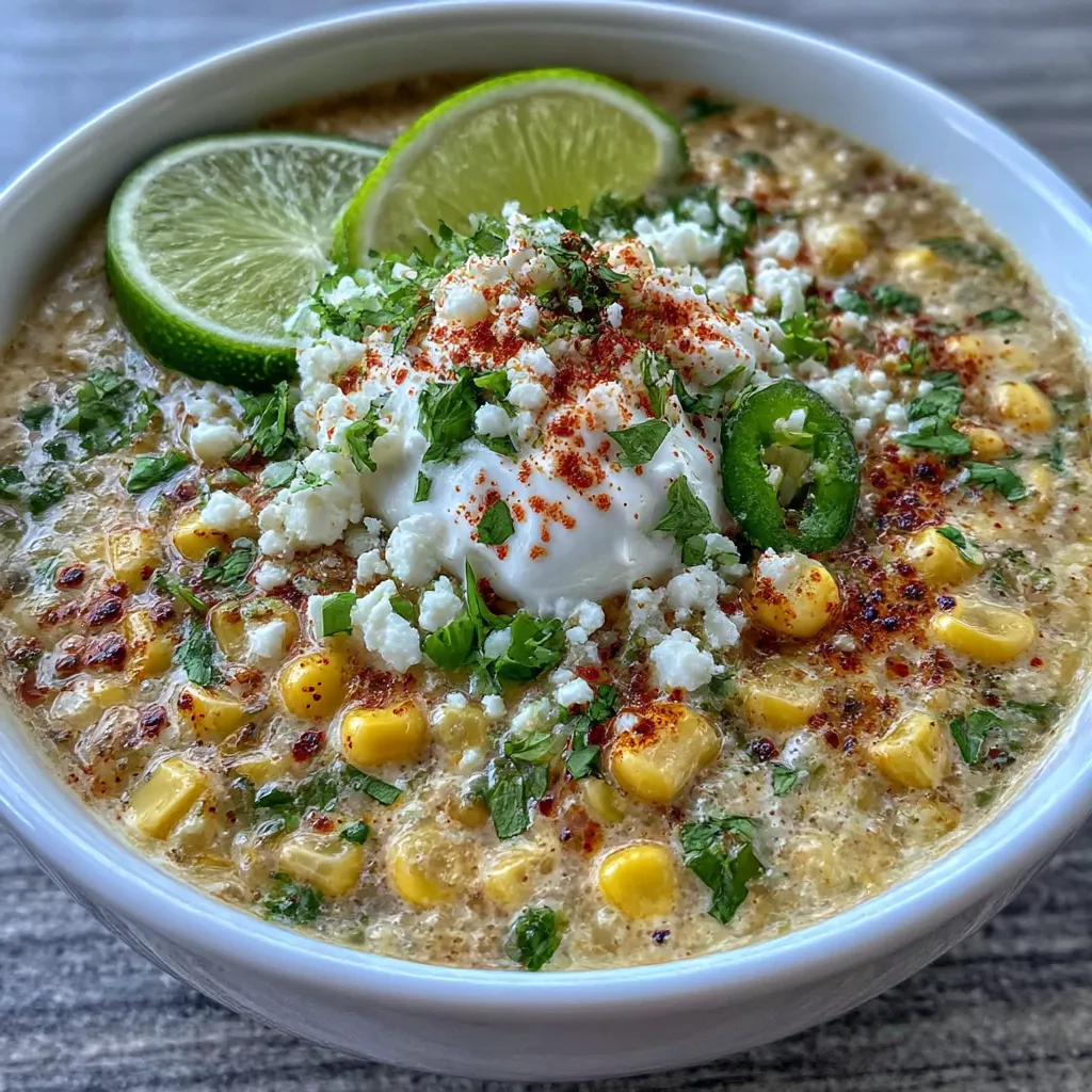 Mexican Street Corn Soup