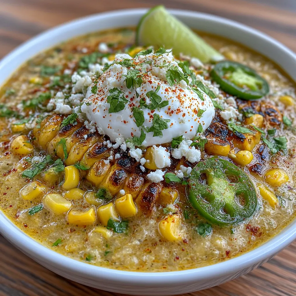 Mexican Street Corn Soup