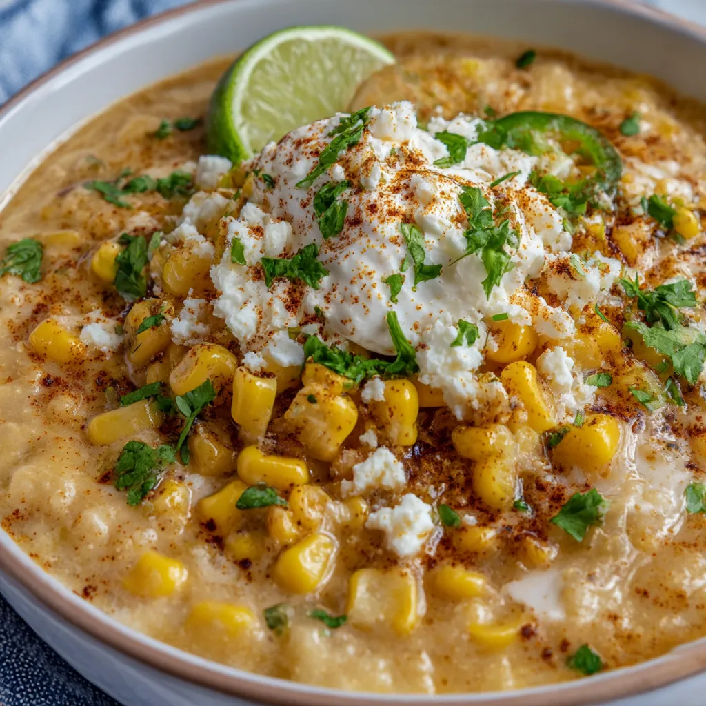 Mexican Street Corn Soup