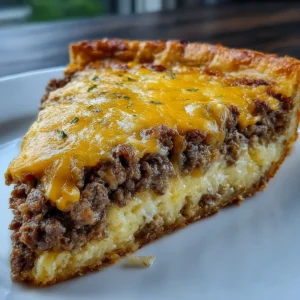One-Pan Cheeseburger Pie Dinner