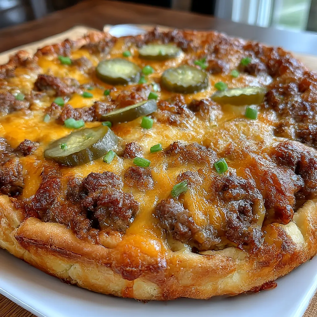 One-Pan Cheeseburger Pie Dinner
