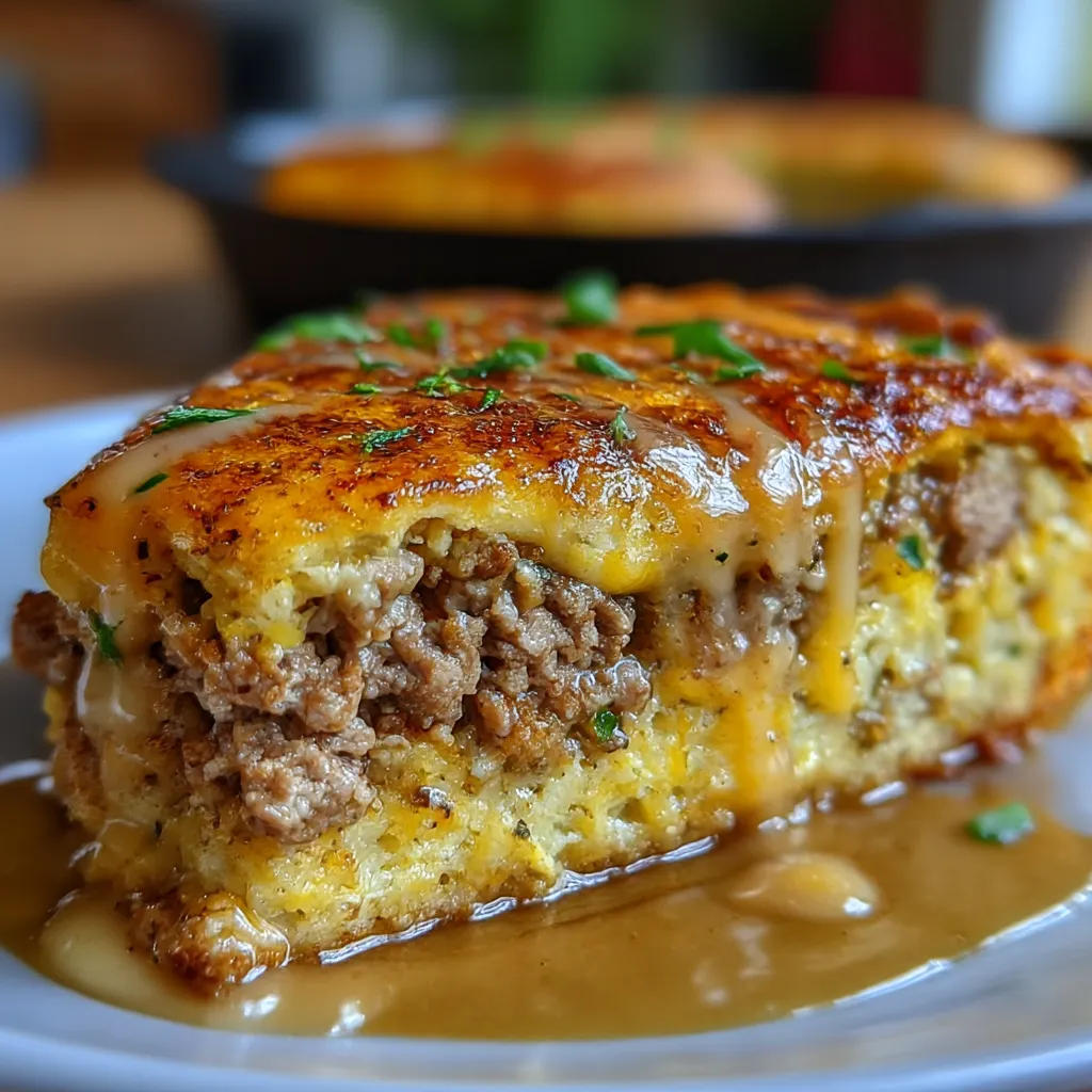 One-Pan Cheeseburger Pie Dinner