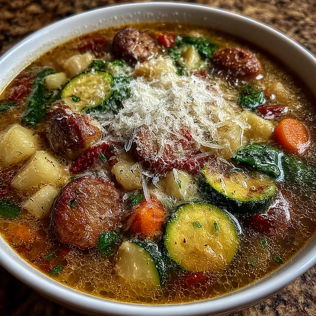 One-Pot Creamy Italian Sausage Soup