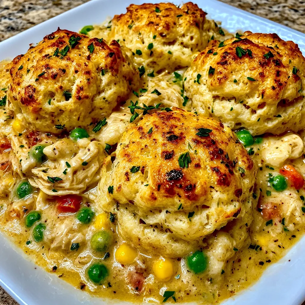 Red Lobster Biscuit Chicken Pot Pie