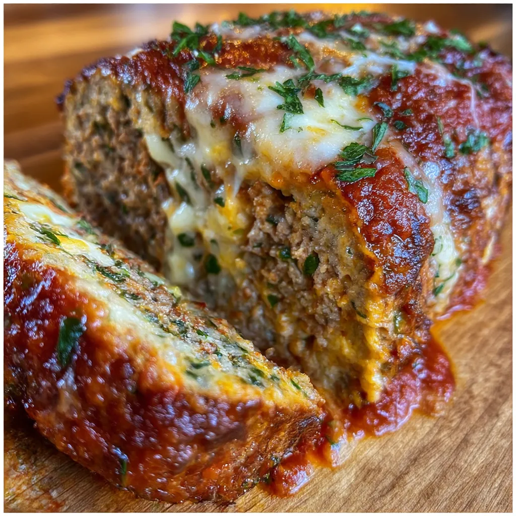 Stuffed Italian Meatloaf