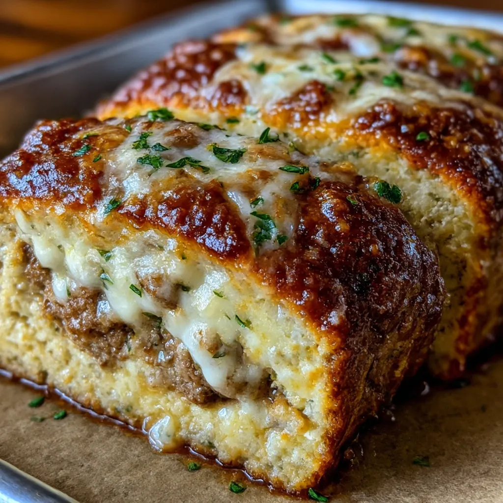 Stuffed Italian Meatloaf