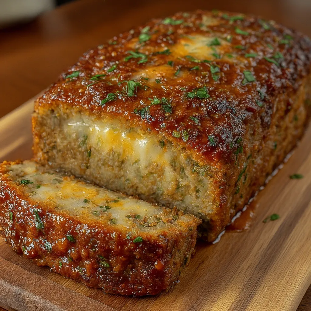 Stuffed Italian Meatloaf
