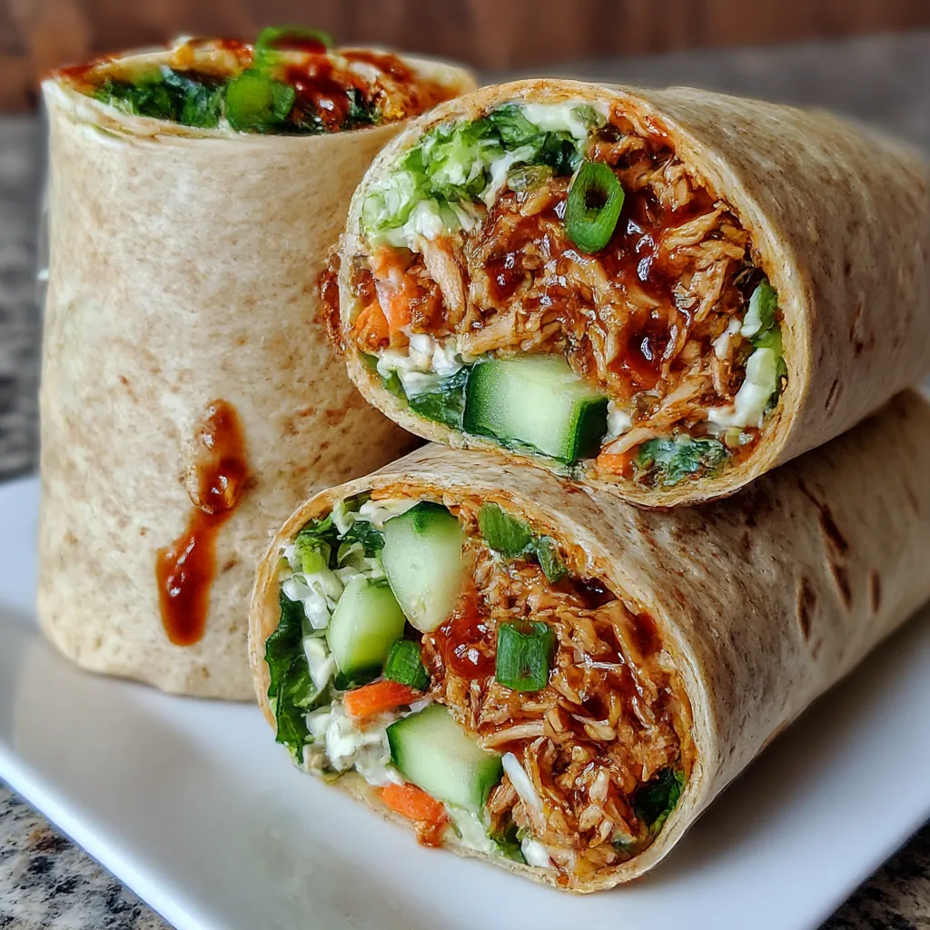 Sweet Chili Chicken Wraps