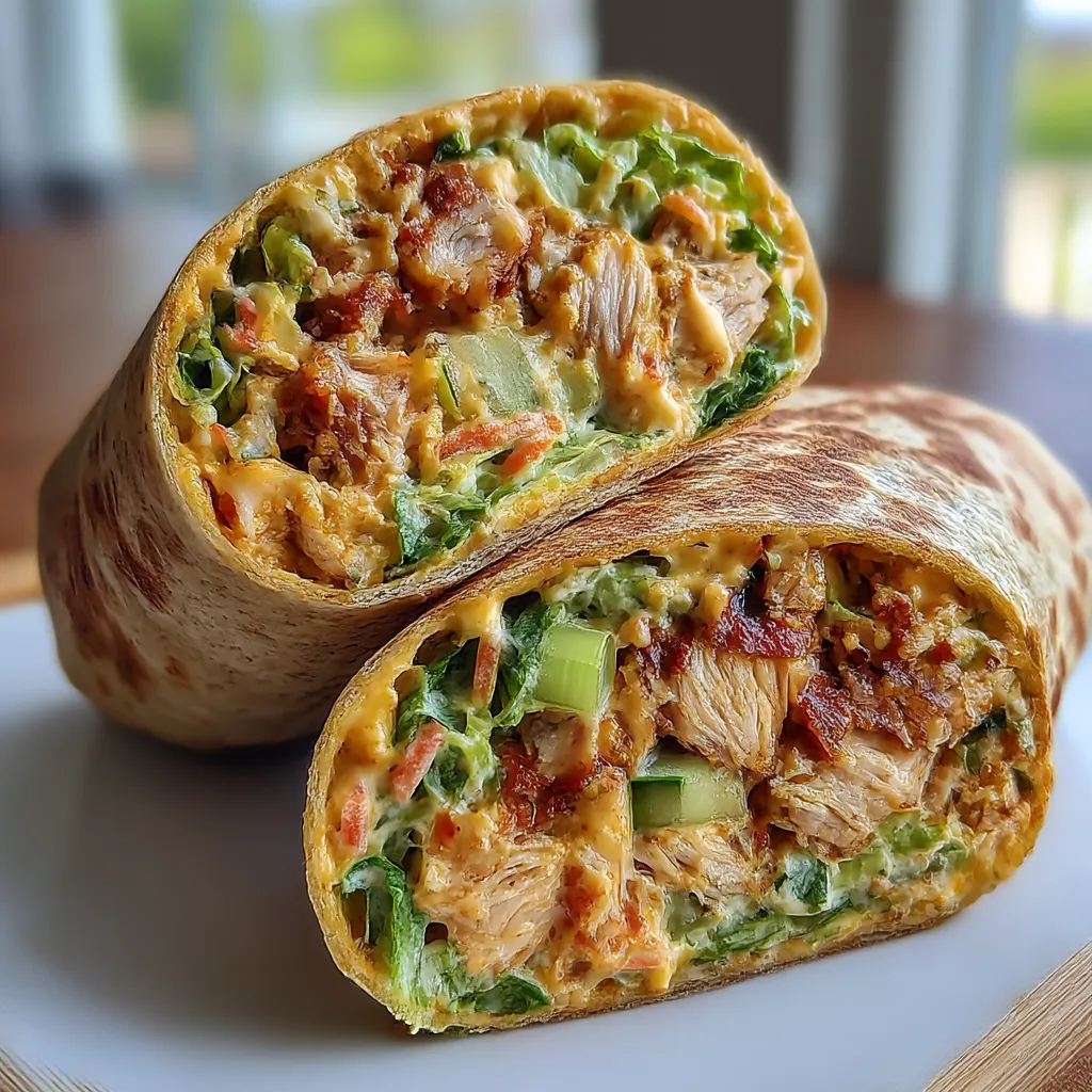 Sweet Chili Chicken Wraps
