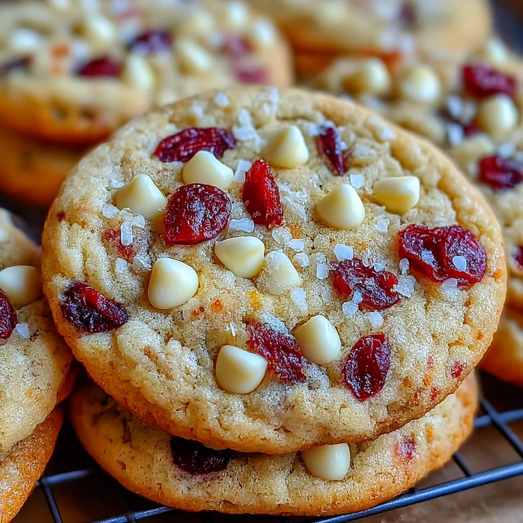 White Chocolate Cranberry Cookies