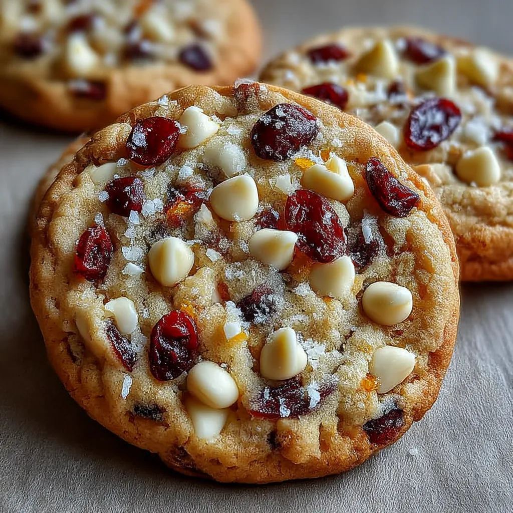 White Chocolate Cranberry Cookies