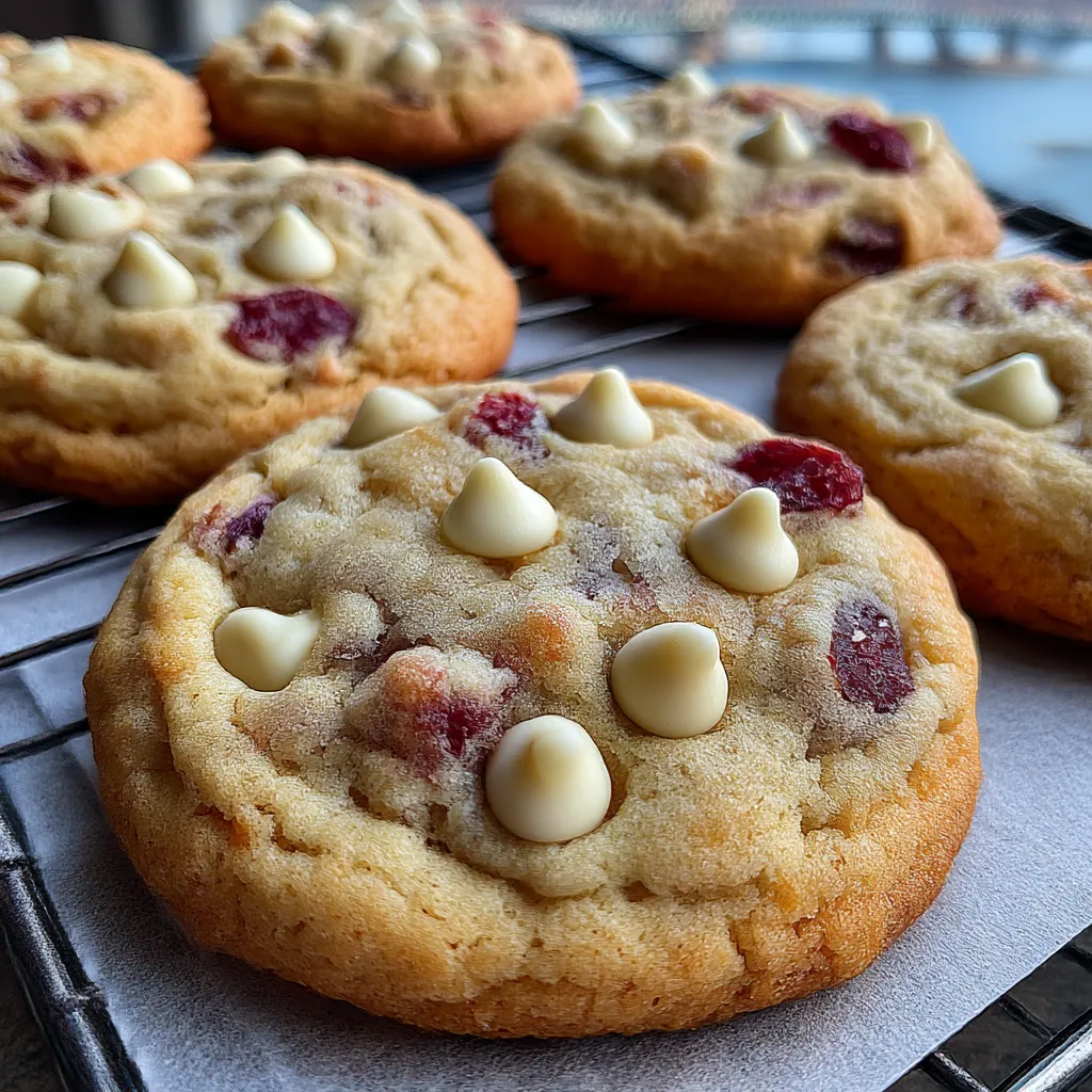 White Chocolate Cranberry Cookies