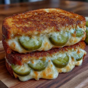 Best Dill Pickle Grilled Cheese Sandwich