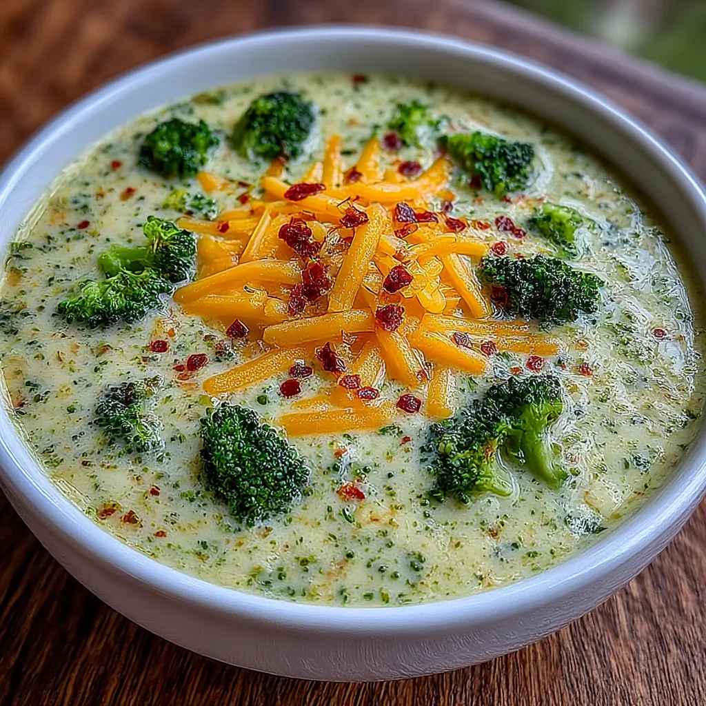Broccoli Cheddar Soup High Protein