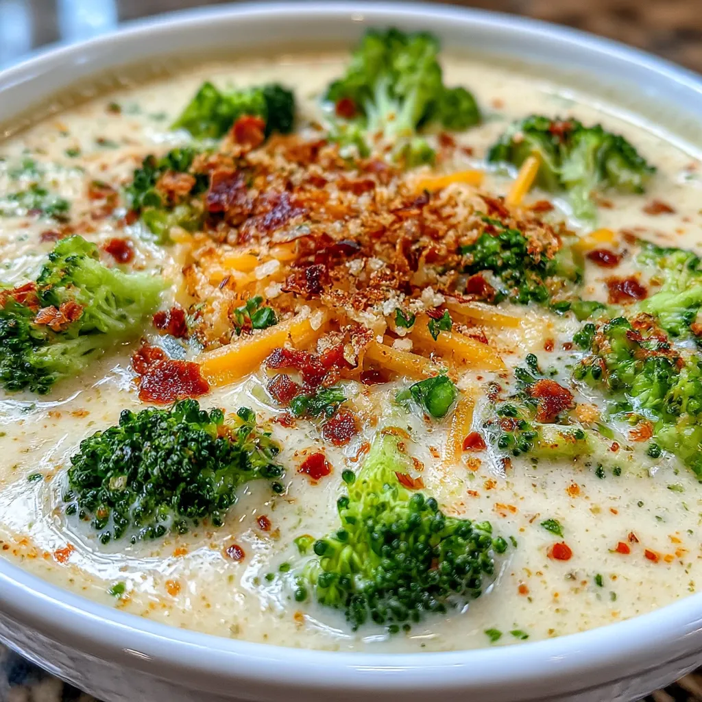 Broccoli Cheddar Soup High Protein