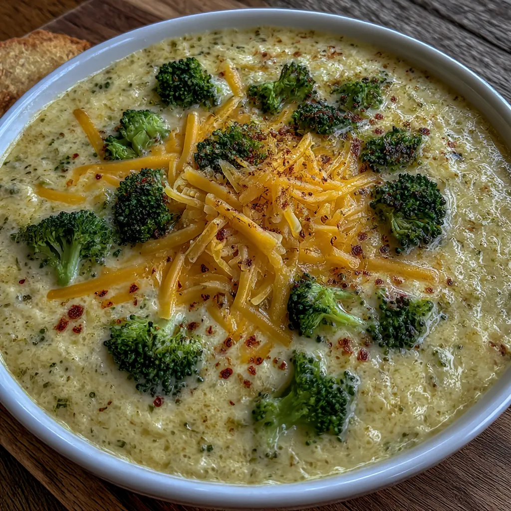 Broccoli Cheddar Soup High Protein