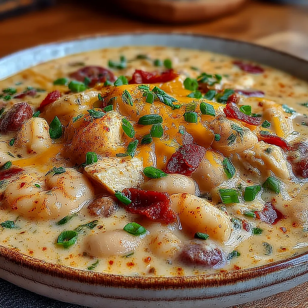 Cajun White Chicken Chili