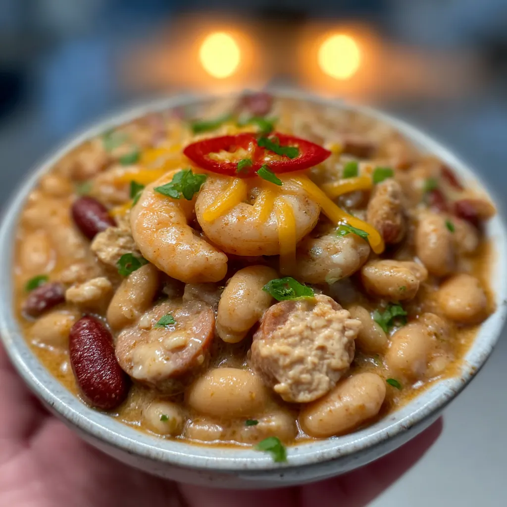 Cajun White Chicken Chili