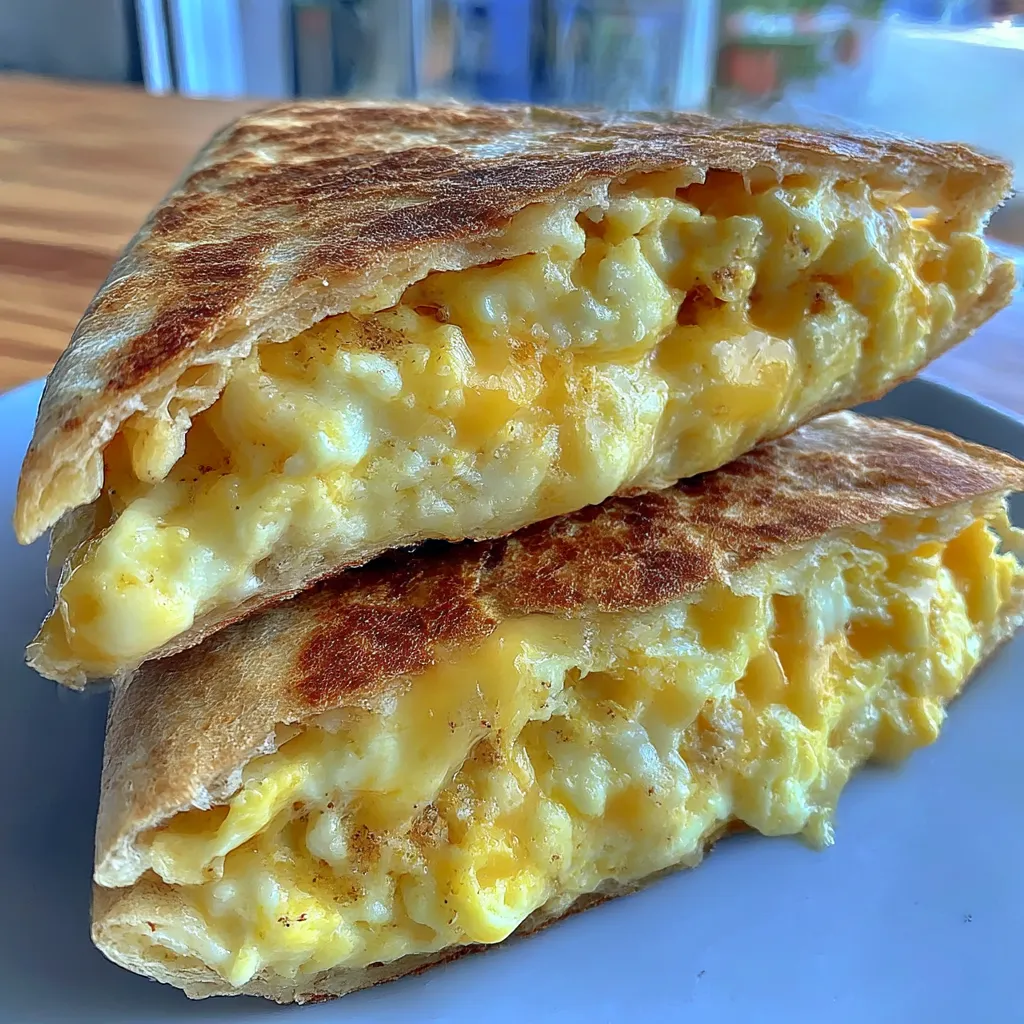 Cheddar Egg Quesadilla