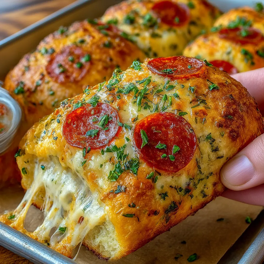 Cheesy Pepperoni Pizza Roll Ups