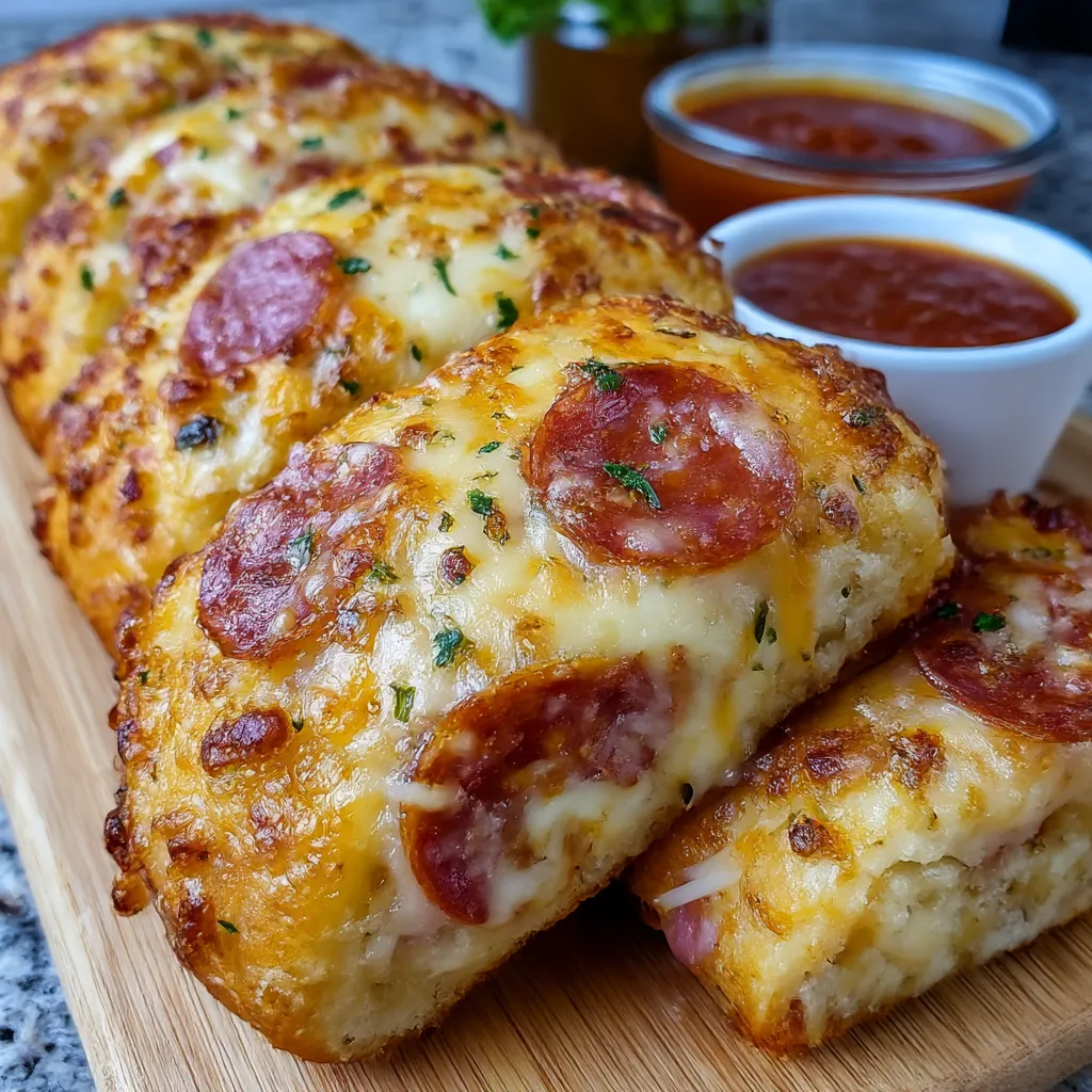 Cheesy Pepperoni Pizza Roll Ups