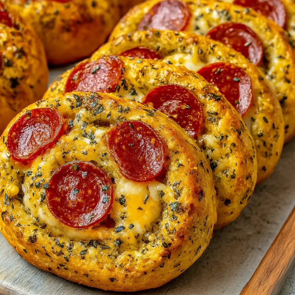 Cheesy Pepperoni Pizza Roll Ups