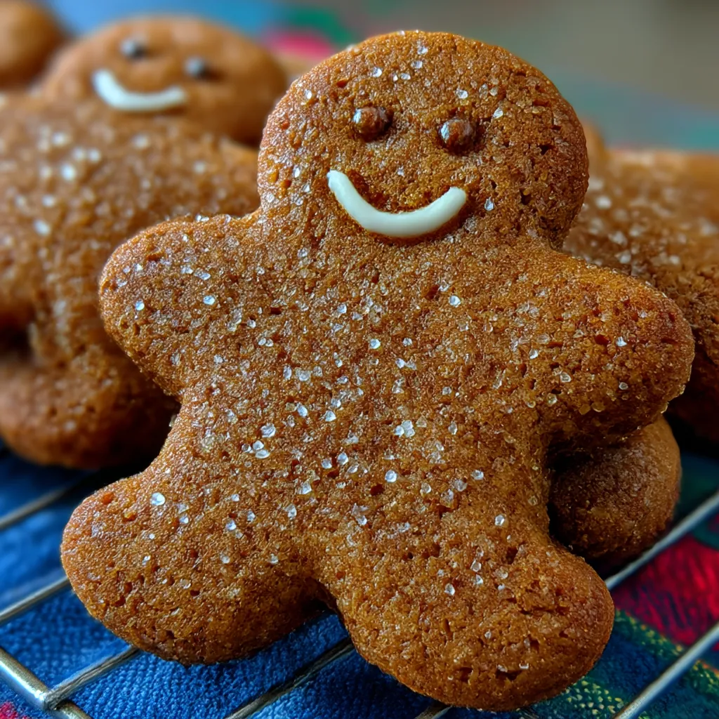 Chewy Gingerbread Men Cookies
