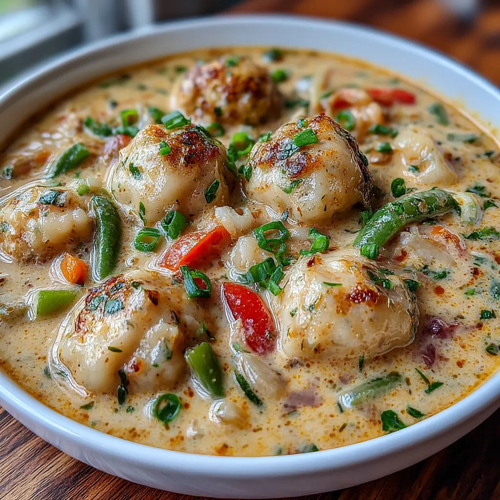 Coconut Curry Soup With Dumplings