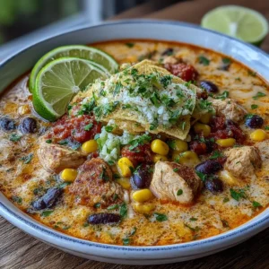 Creamy Chicken Tortilla Soup