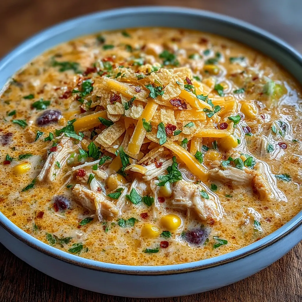 Creamy Chicken Tortilla Soup