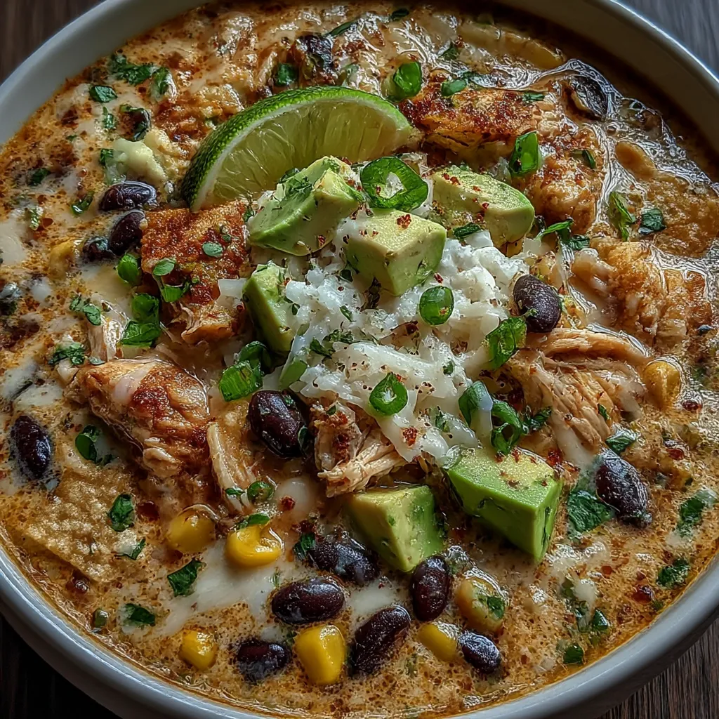 Creamy Chicken Tortilla Soup