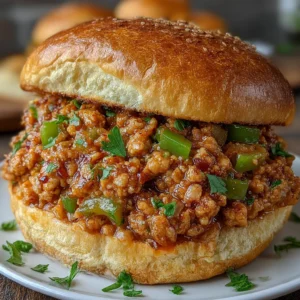 Easy Cajun Chicken Sloppy Joes