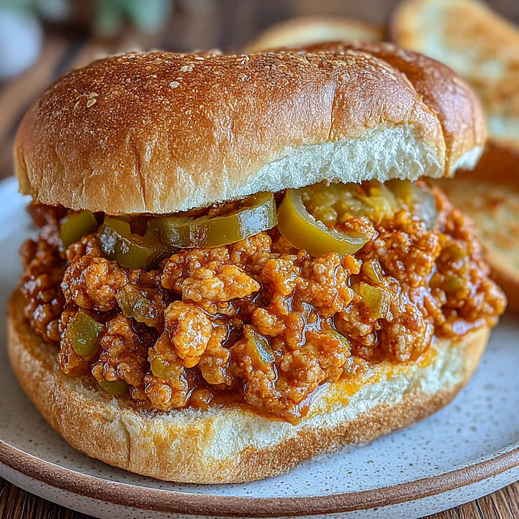 Easy Cajun Chicken Sloppy Joes