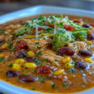 Easy Chicken Taco Soup