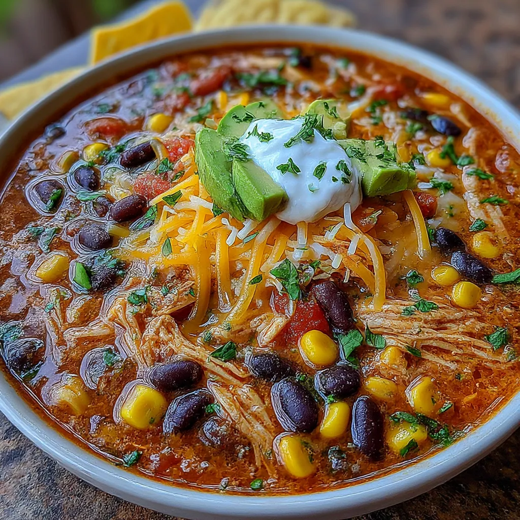 Easy Chicken Taco Soup