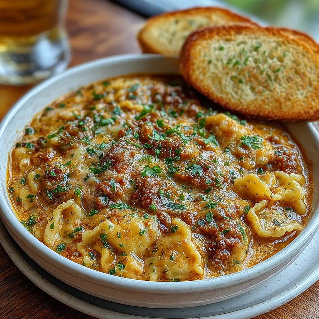 Easy Creamy Lasagna Soup