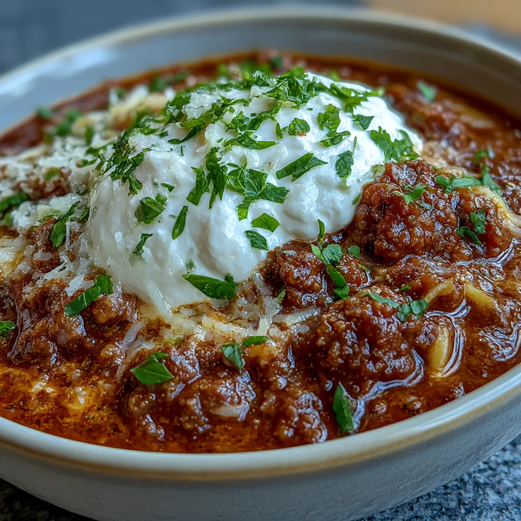 Easy Creamy Lasagna Soup