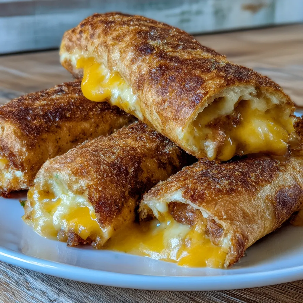 Easy Grilled Cheese Roll Ups