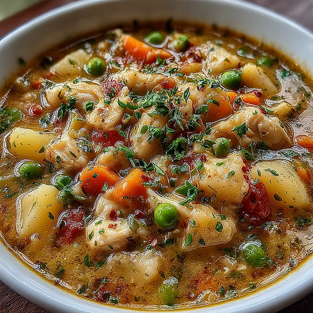 Easy High Protein Soup Recipe with Chicken and Veggies