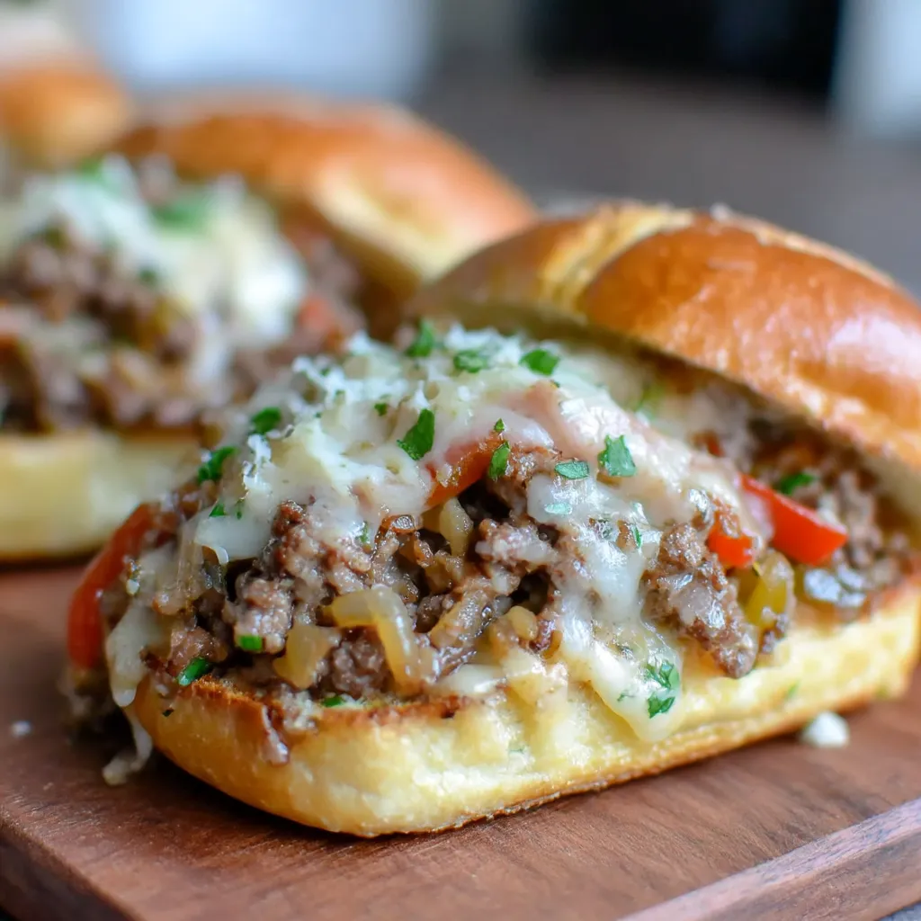 Gordon Ramsay Philly Cheesesteak Sloppy Joes