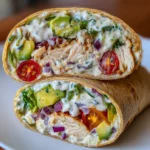 Healthy and Delicious Chicken Avocado Wrap
