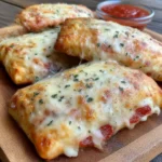 Homemade Easy Cheesy Pizza Pockets