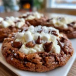 Hot Chocolate Cookies with Mini Marshmallows